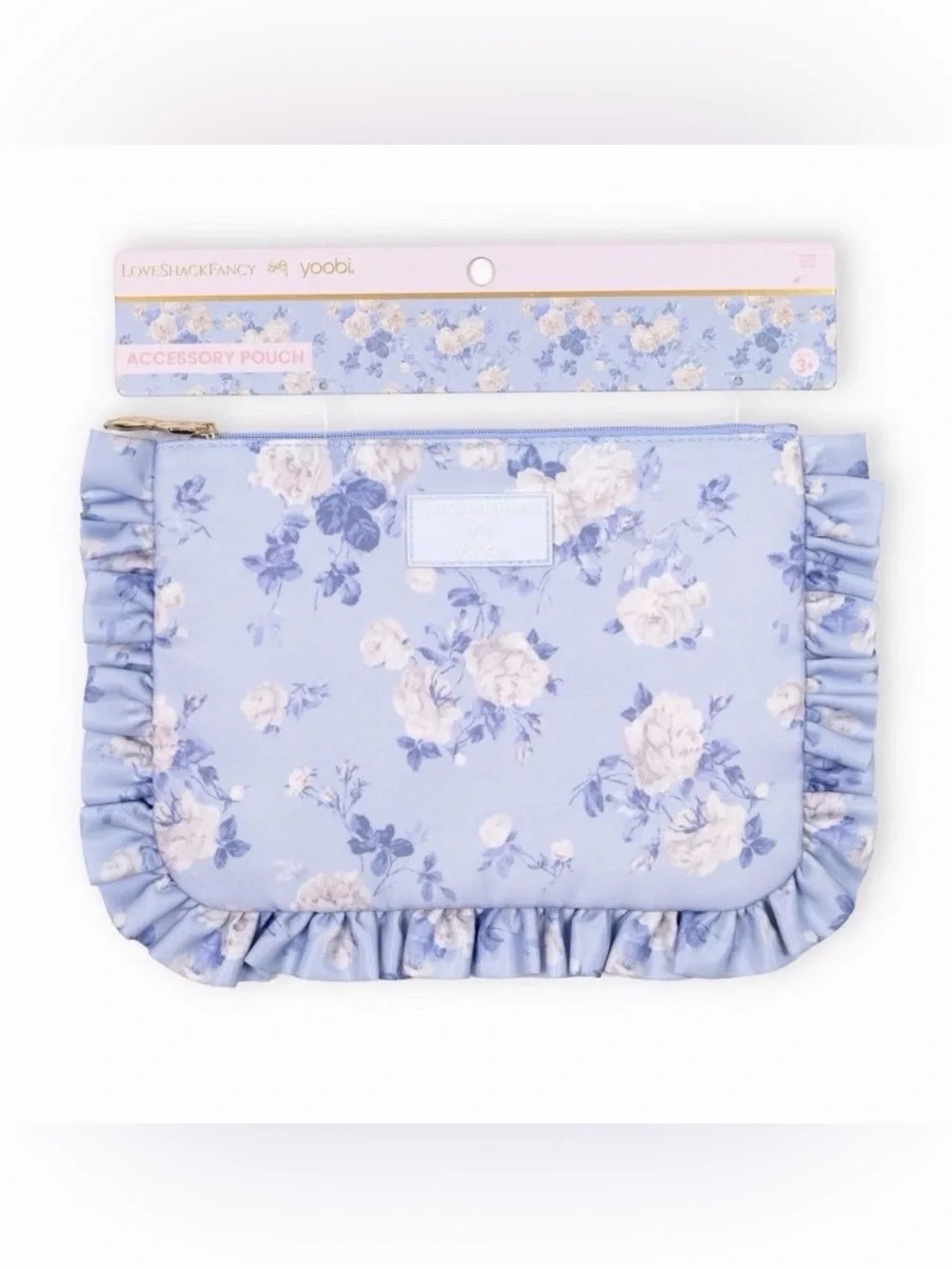 Love Shack Fancy X Target Yoobi Blooming Heirloim Pencil Case Whisper Blue🩵